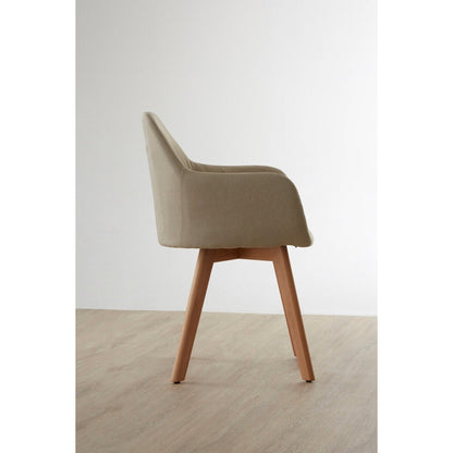 Stockholm Fabric Chair - Stone