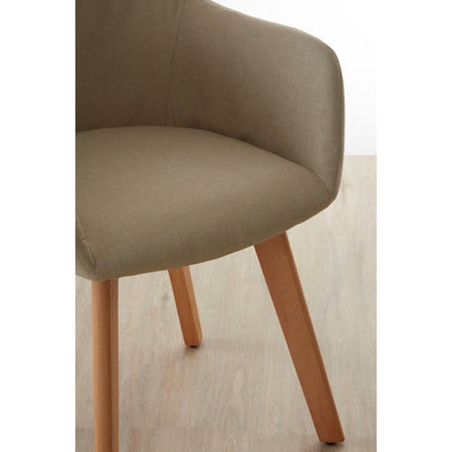 Stockholm Fabric Chair - Stone