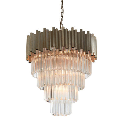 Penny Large Chandelier - Silver