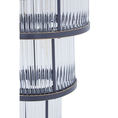 Salsa Antique 3 Tier Chandelier - Black