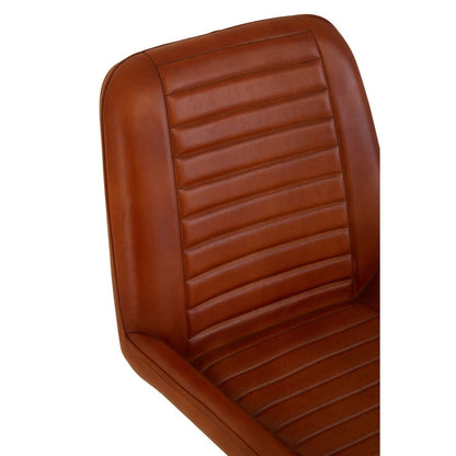 Buffalo Leather Chair - Tan