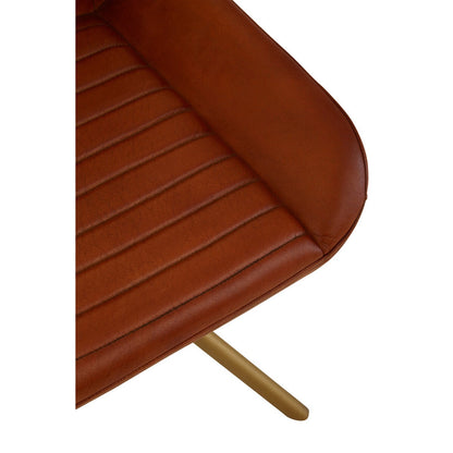 Buffalo Leather Chair - Tan