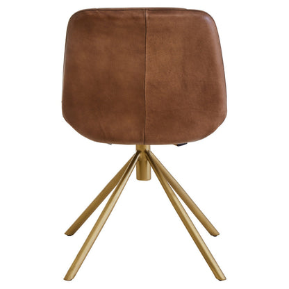 Buffalo Leather Chair - Brown