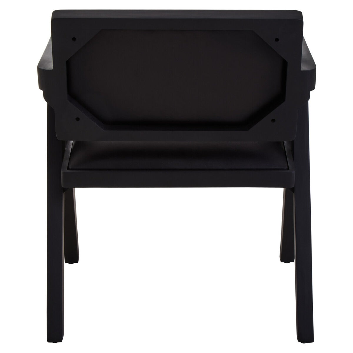 Buffalo Leather Armchair - Black