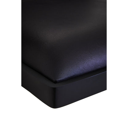 Buffalo Leather Armchair - Black