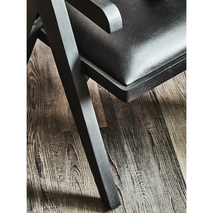 Buffalo Leather Armchair - Black