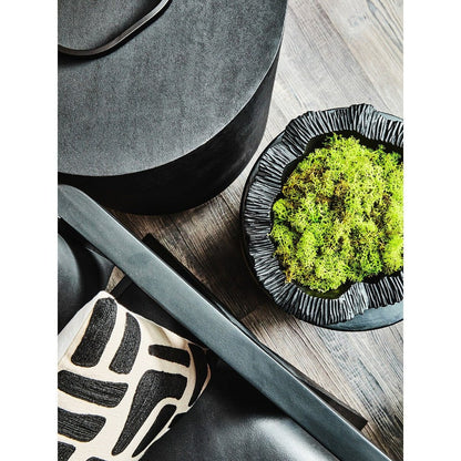 Buffalo Leather Armchair - Black