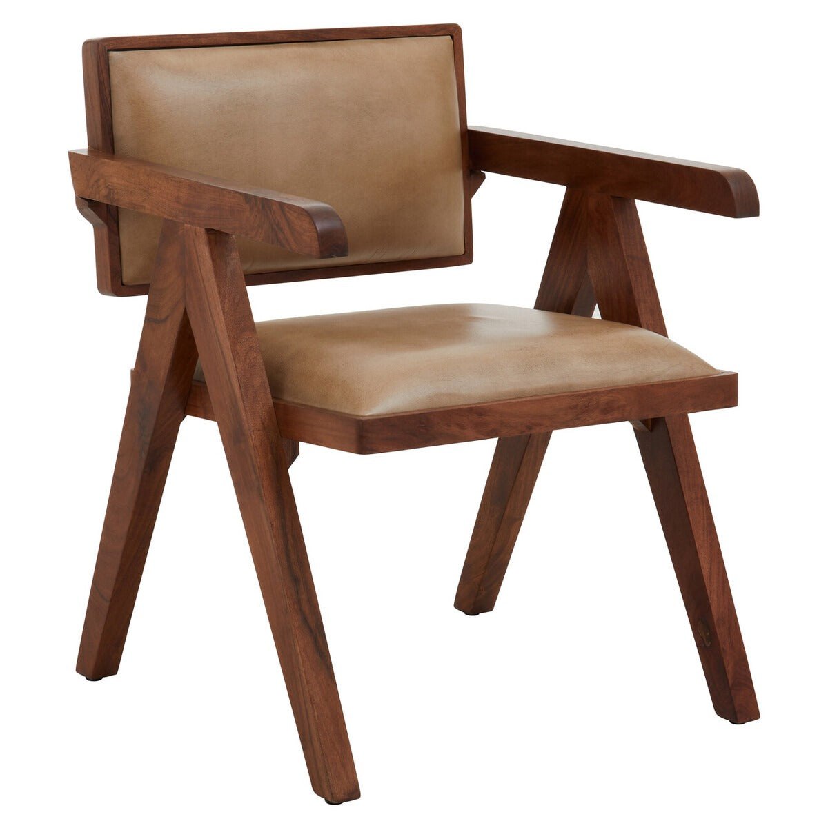 Buffalo Leather Armchair - Natural