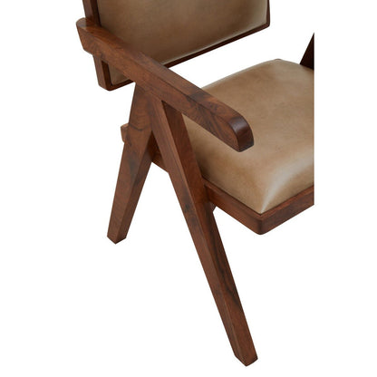 Buffalo Leather Armchair - Natural