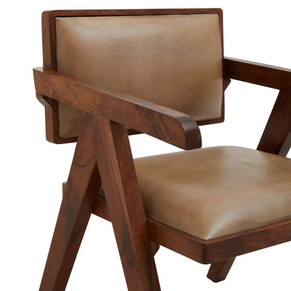 Buffalo Leather Armchair - Natural