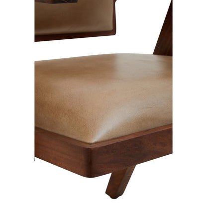 Buffalo Leather Armchair - Natural