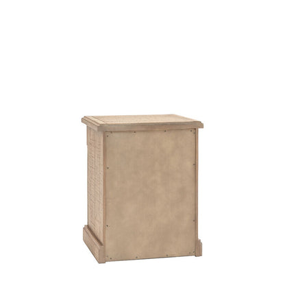 Newbury 3 Drawer Bedside Table - Natural