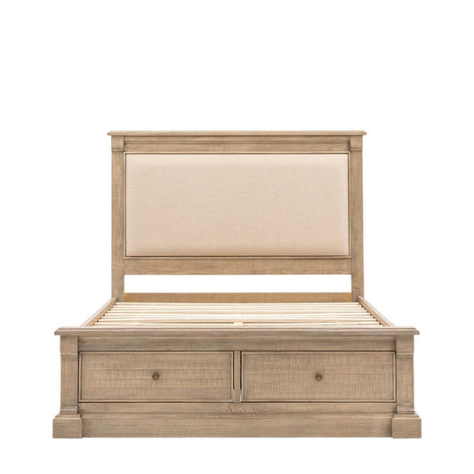 Newbury Double Bed - Natural