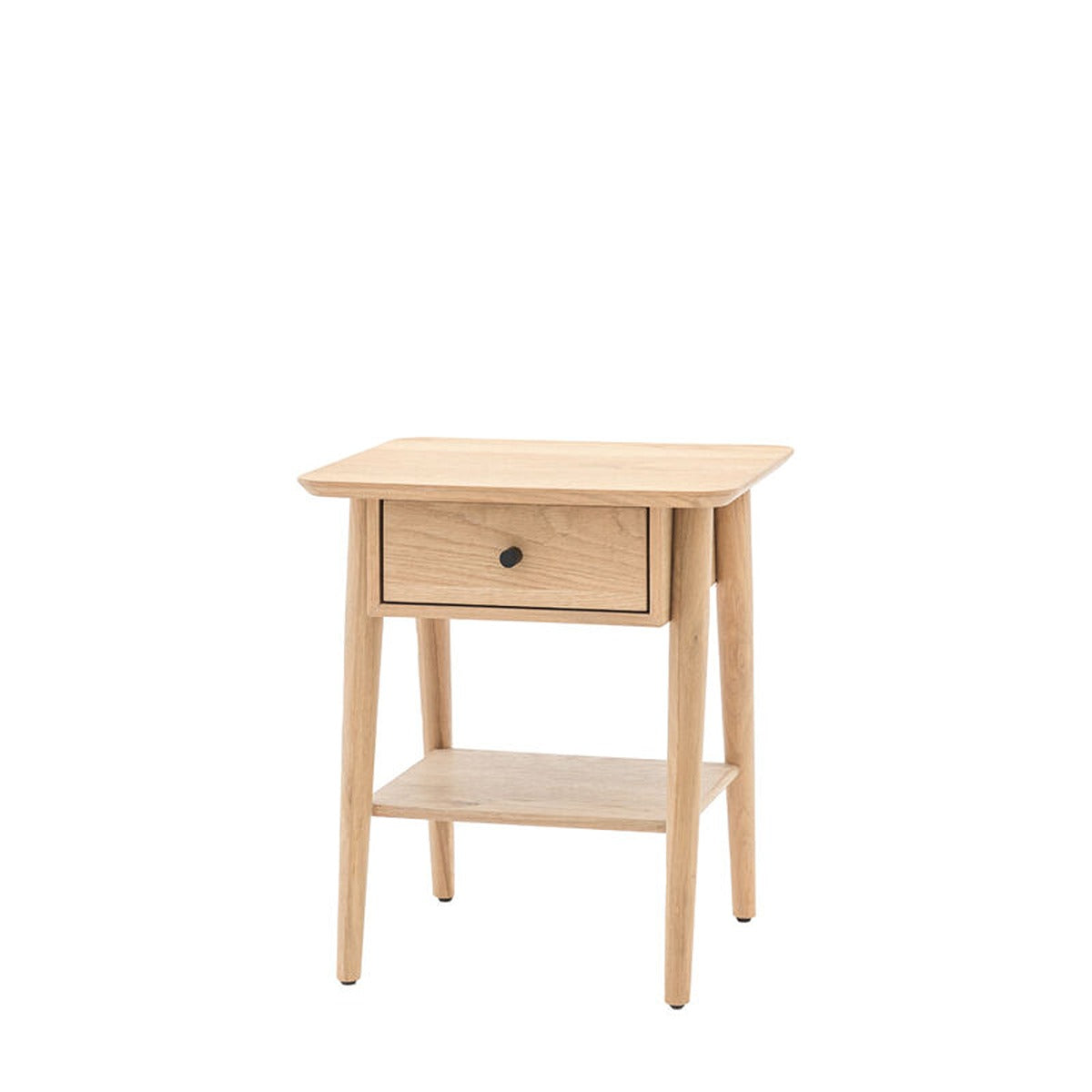 Alston 1 Drawer Bedside Table - Natural