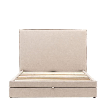 Nilah King Size Bed - Natural