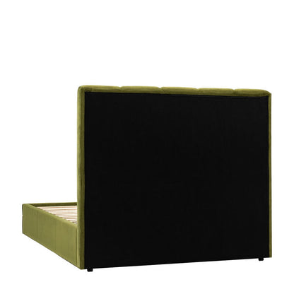 Donato Double Bed - Olive Green