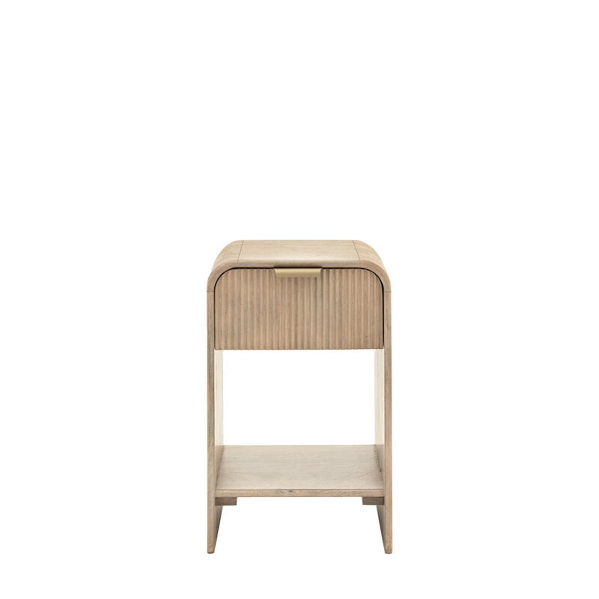 Catala 1 Drawer Bedside Table - Grey