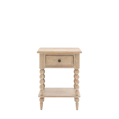 Abingdon 1 Drawer Bedside Table - Natural