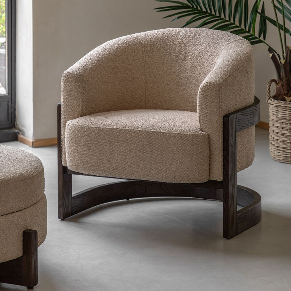 Corinne Armchair - Taupe