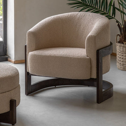 Corinne Armchair - Taupe