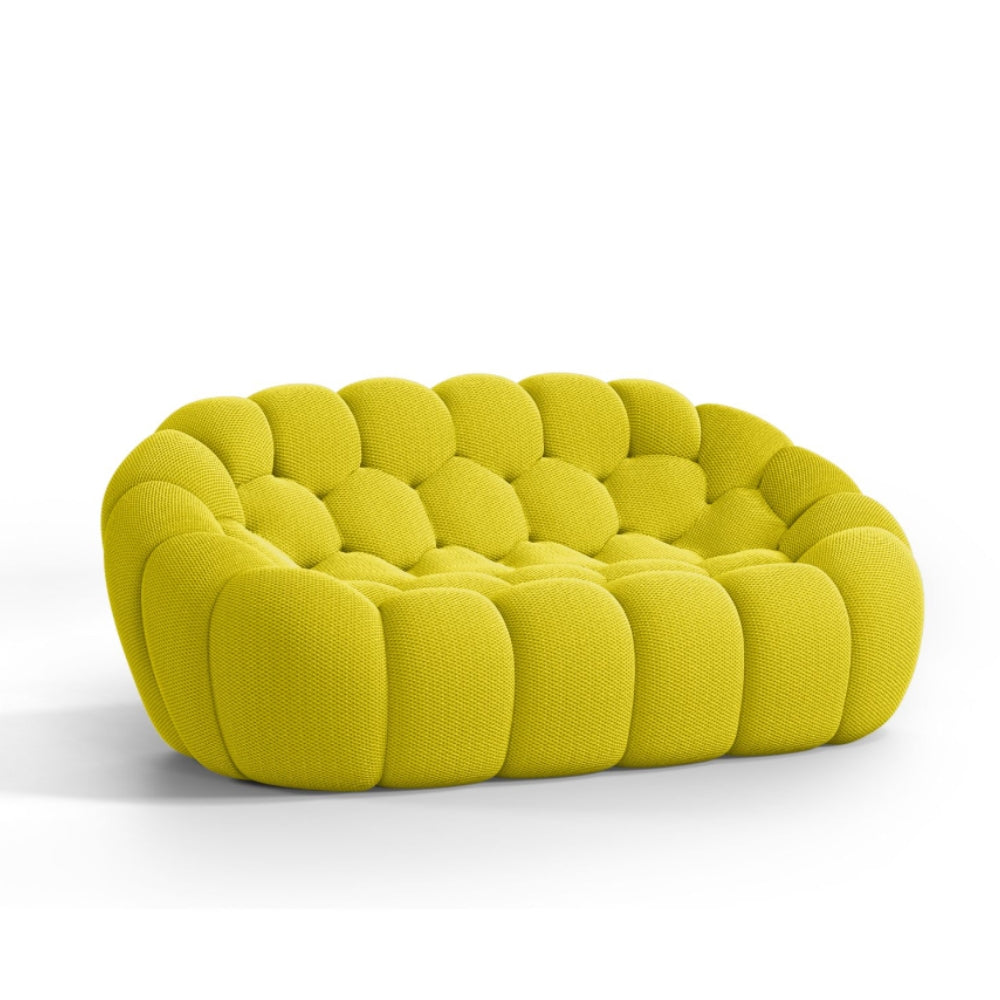 Lumo Classic: Yellow 2-Seat Compressed Bubble Sofa