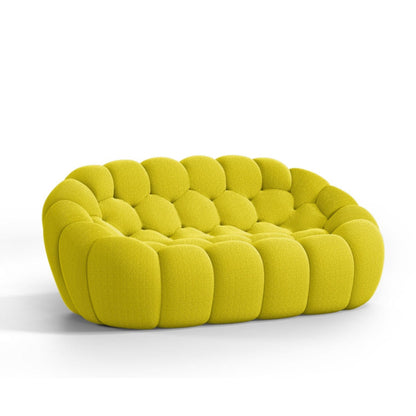 Lumo Classic: Yellow 2-Seat Compressed Bubble Sofa