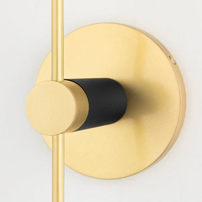 Astrid 2 Light Wall Sconce - Aged Brass | Outlet