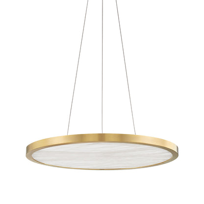 Eastport Led Pendant Light - Aged Brass