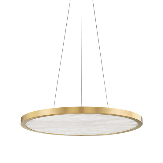 Eastport Led Pendant Light - Aged Brass