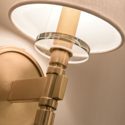 Blixen 1 Light Wall Sconce - Aged Brass