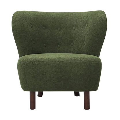 Lewis Wingback Occasional Chair - Hunter Green Boucle