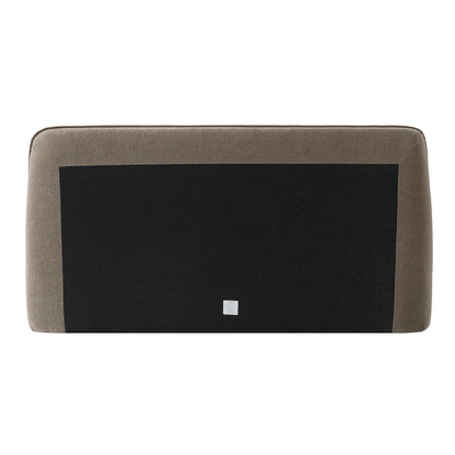 Darley Upholstered King Sized Bed Frame - Soft Brown