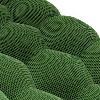 Lumo Classic: Compact, 2-Seat Bubble Sofa in Vertical Green