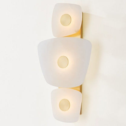 Holmdel 3 Light Wall Sconce - Aged Brass