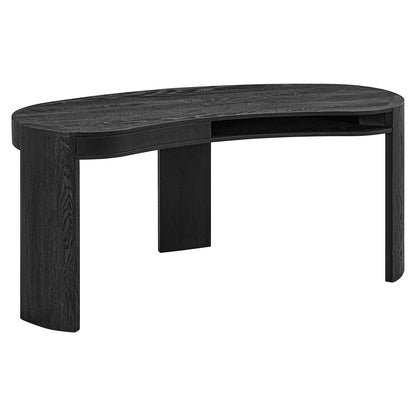 Navarino 1 Drawer Desk - Dark Coffee