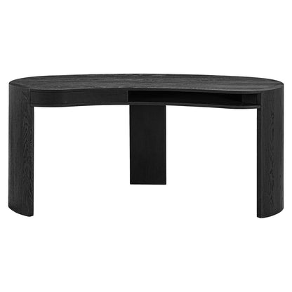 Navarino 1 Drawer Desk - Dark Coffee