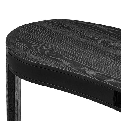 Navarino 1 Drawer Desk - Dark Coffee