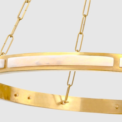 Wingate 1 Light Chandelier - Aged Brass