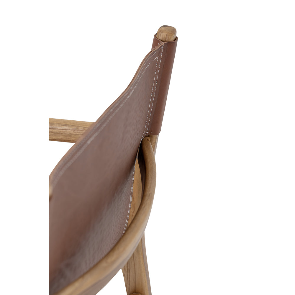 Ollie Lounge Chair - Brown