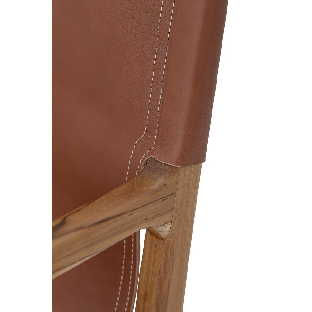 Ollie Lounge Chair - Brown