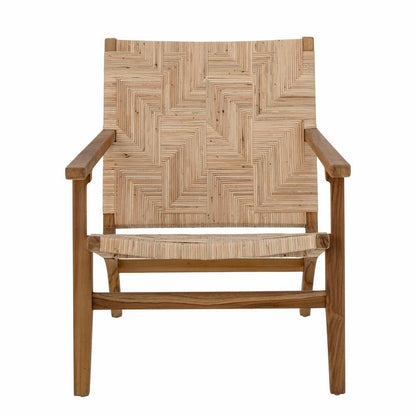 Mills Lounge Chair - Brown Rattan