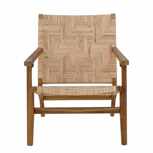 Mills Lounge Chair - Brown Rattan