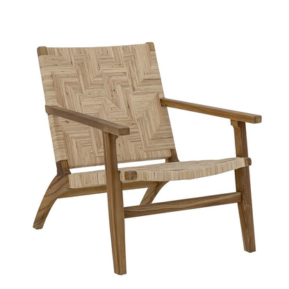 Mills Lounge Chair - Brown Rattan