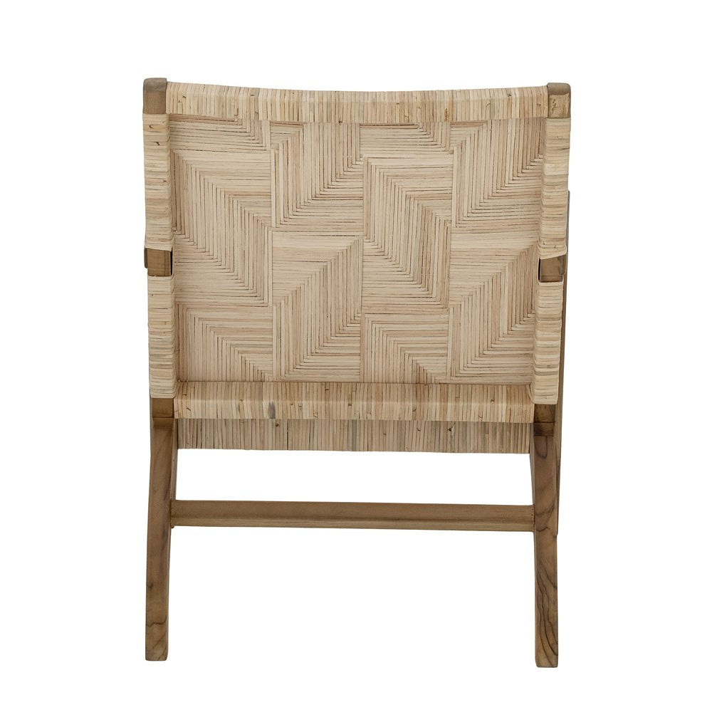 Mills Lounge Chair - Brown Rattan