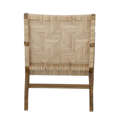 Mills Lounge Chair - Brown Rattan