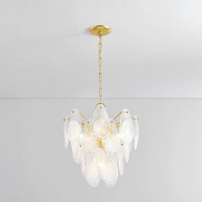 Darcia 5 Light Chandelier - Aged Brass