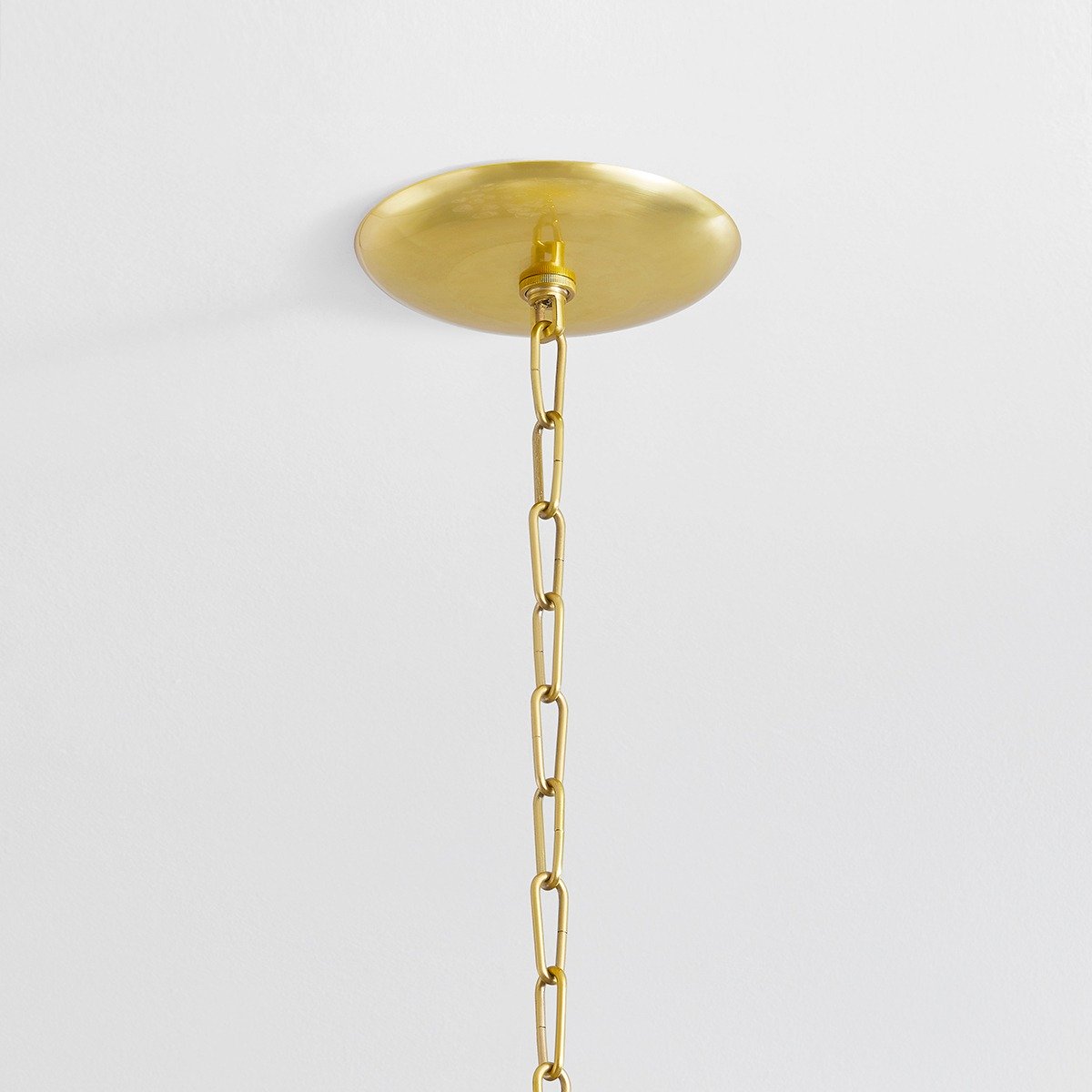 Darcia 7 Light Chandelier - Aged Brass