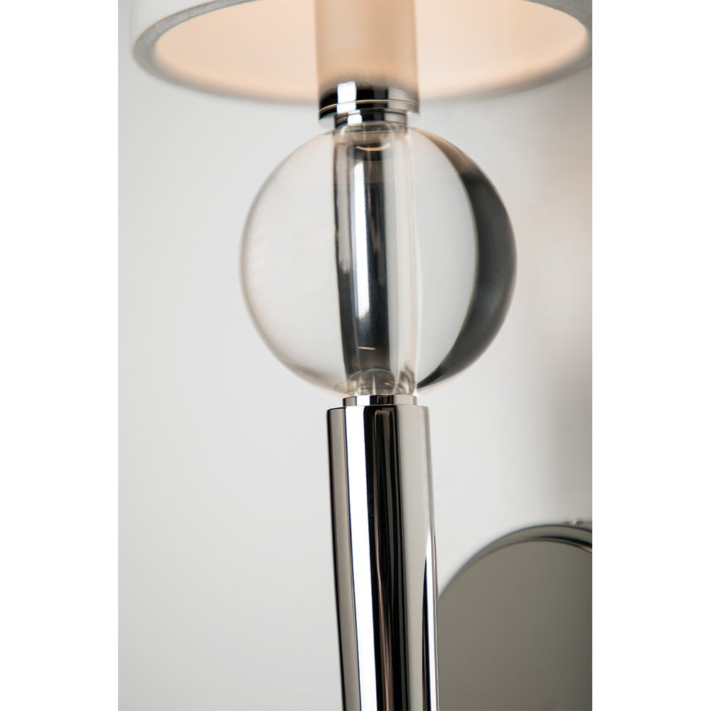 Rockland Wall Light - Aged Brass & Off White