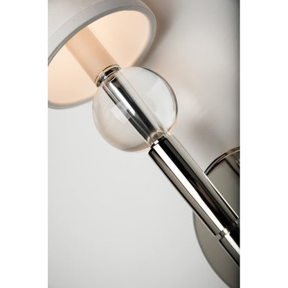 Rockland Wall Light - Polished Nickel