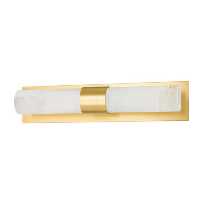 Stowe 2 Light Wall Sconce - Aged Brass